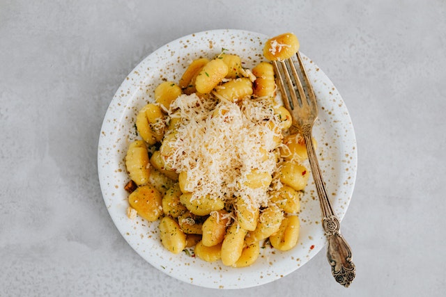 Sweet potato gnoochi recipe with wine suggestion.