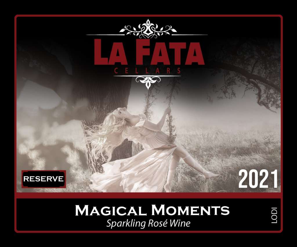 La Fata Cellars Sparkling Rose wine
