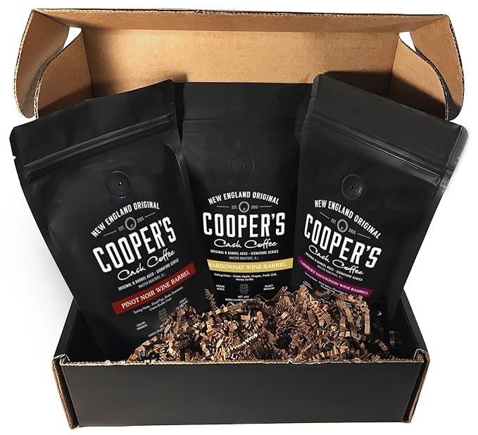 Wine infused coffee gift set