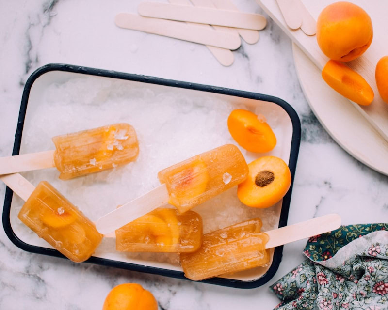 Simple white wine popsicle recipe.
