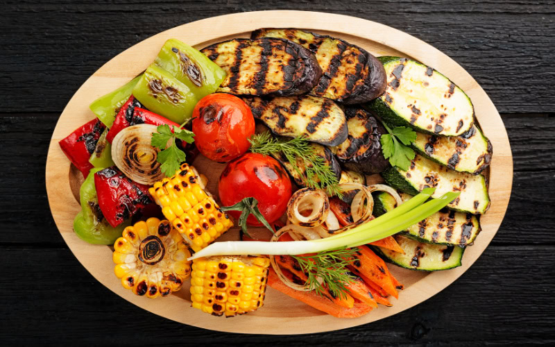 Roasted vegetable pair well with Graciano wine.