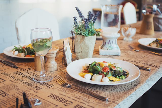 light low calorie lunch ideas for summer with wine pairings