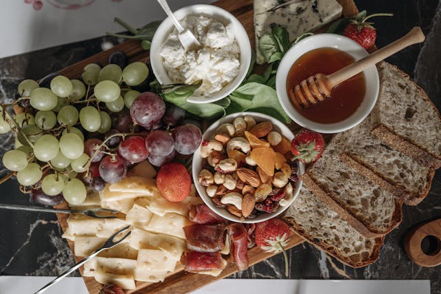 Elegant simple charcuterie board
