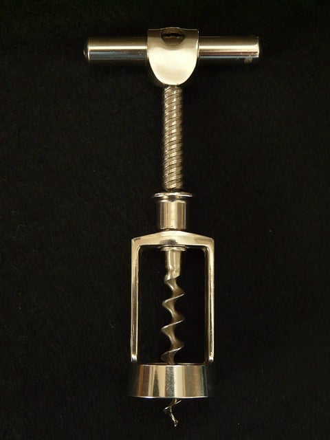 Twist and Pull corkscrew wine bottle opener.